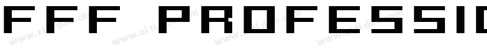 FFF Professional Bold Extended字体转换